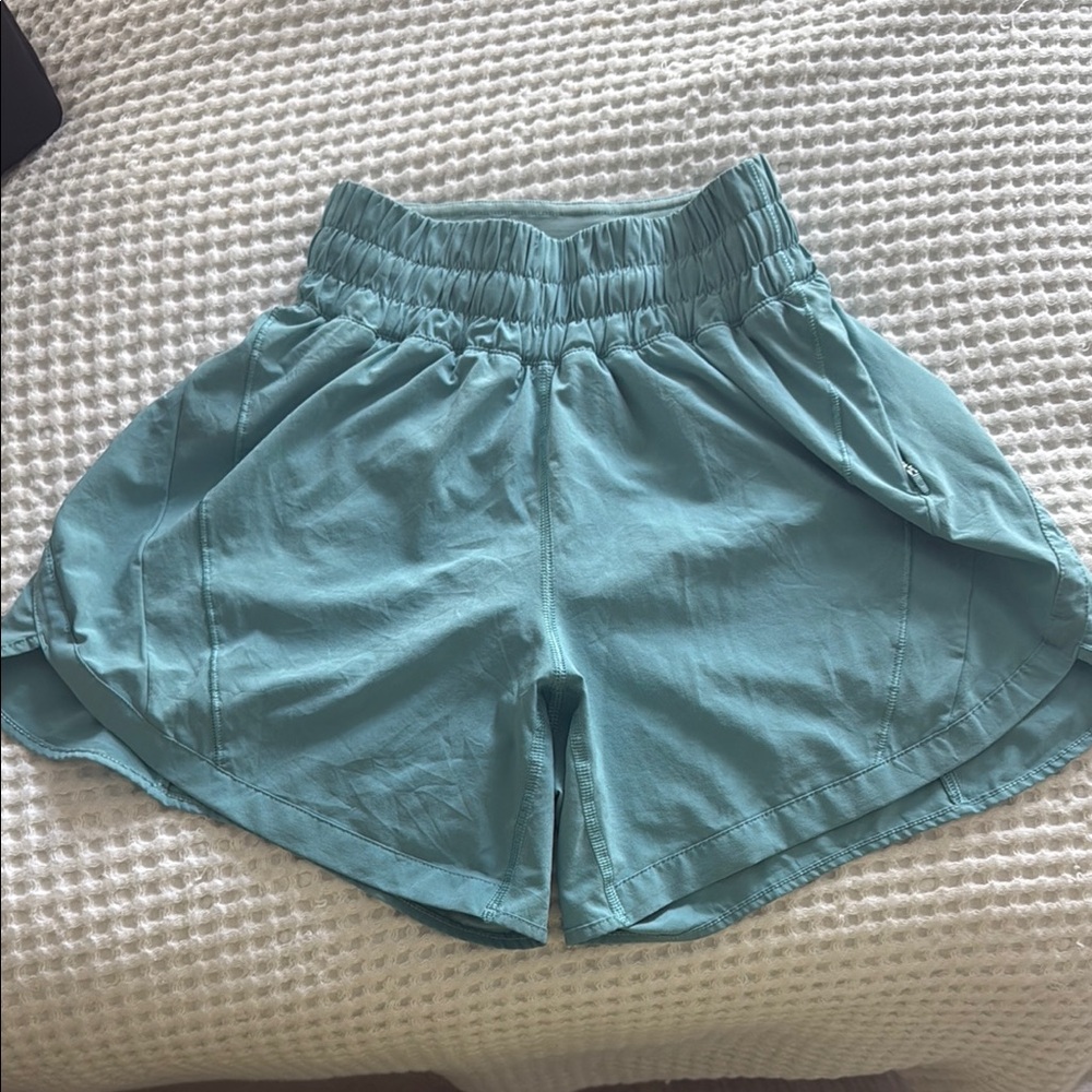 Lululemon Athletica Blue Athletic Shorts Lightweight Elastic Waist